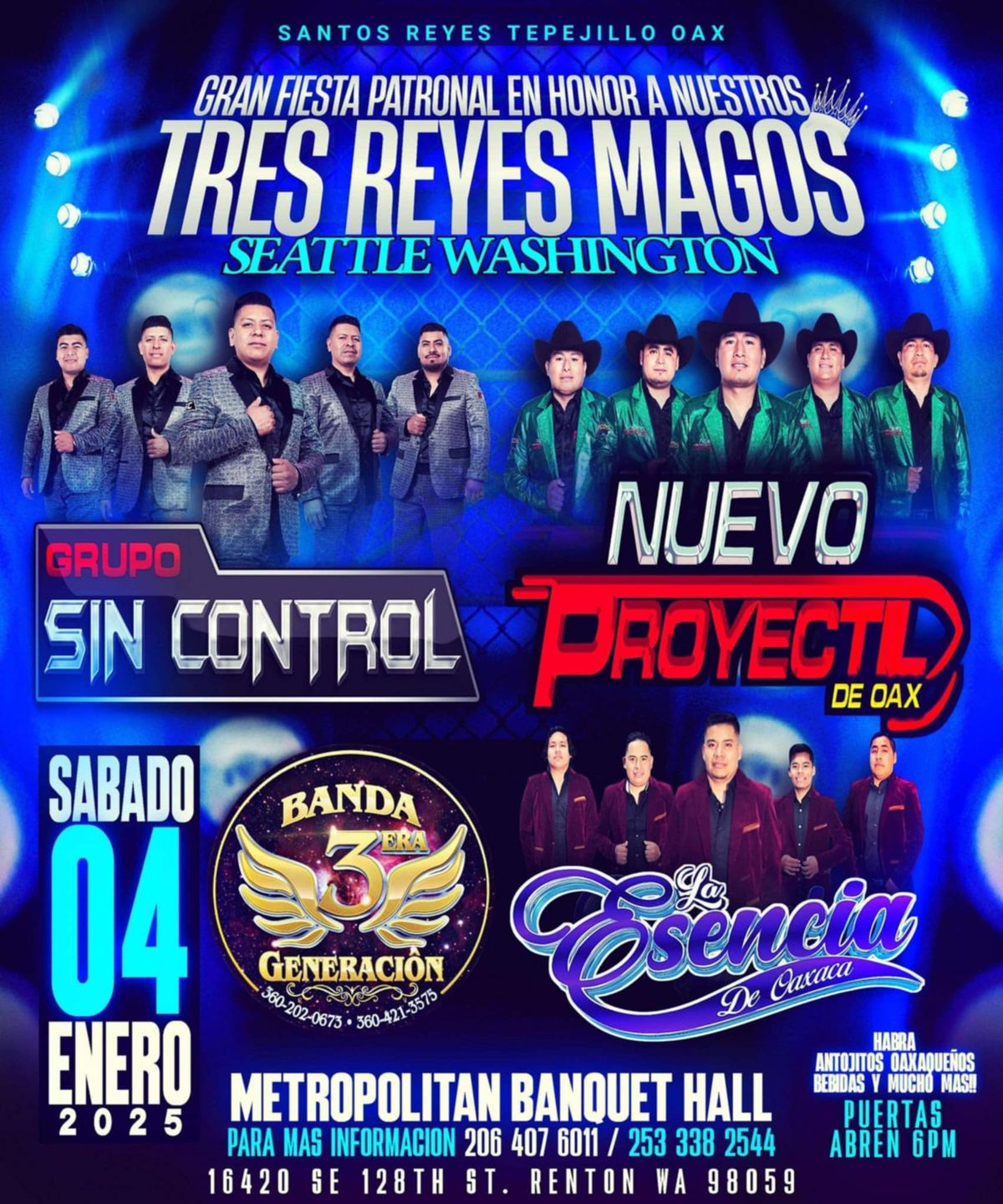 Evento de Reyes, Grupo sin control, nuevo proyectil de oaxaca y m\u00e1s 