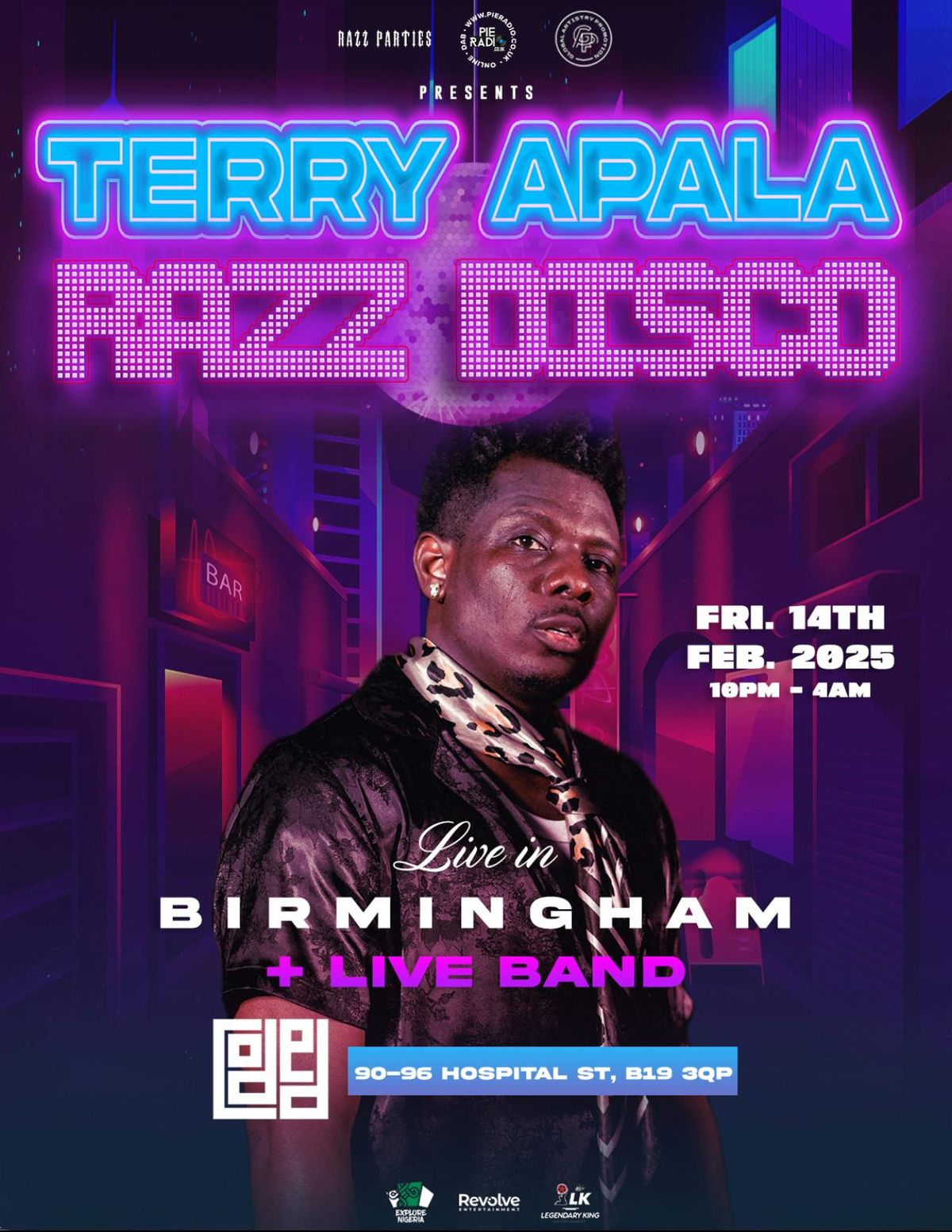 RAZZ DISCO: TERRY APALA LIVE IN BIRMINGHAM