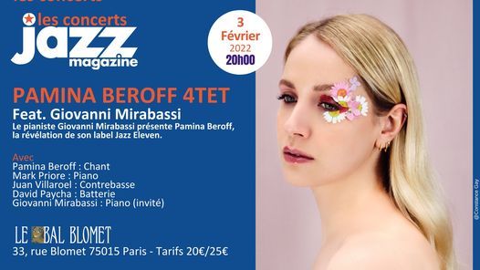 \u2605 Les Concerts Jazz Magazine #47 - Pamina Beroff 4TET\u2605