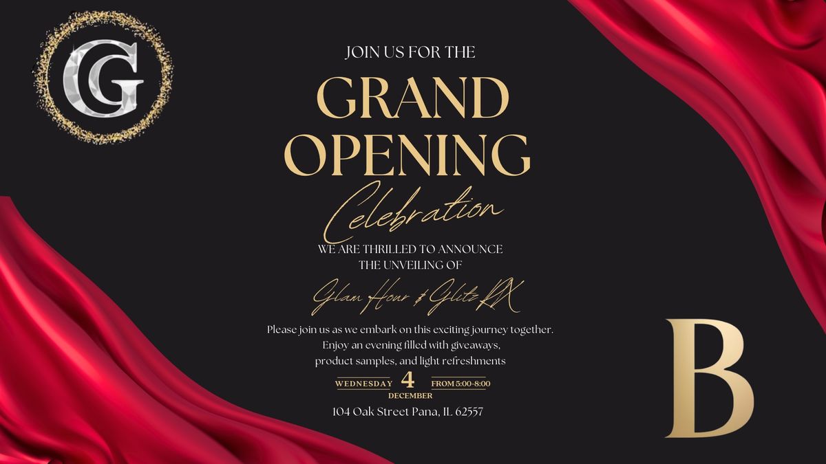 Glam Hour & Glitz RX Grand Opening with Breanna Nicole Esthetics 