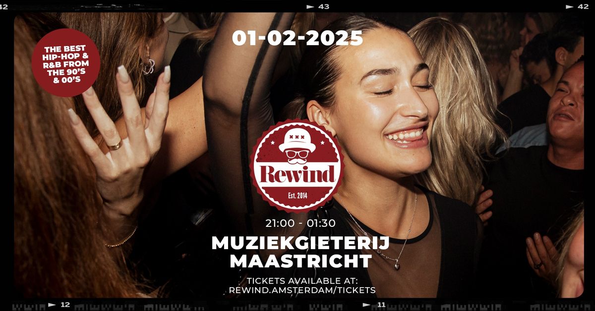 Rewind Maastricht | Muziekgieterij | 21:00-01:30