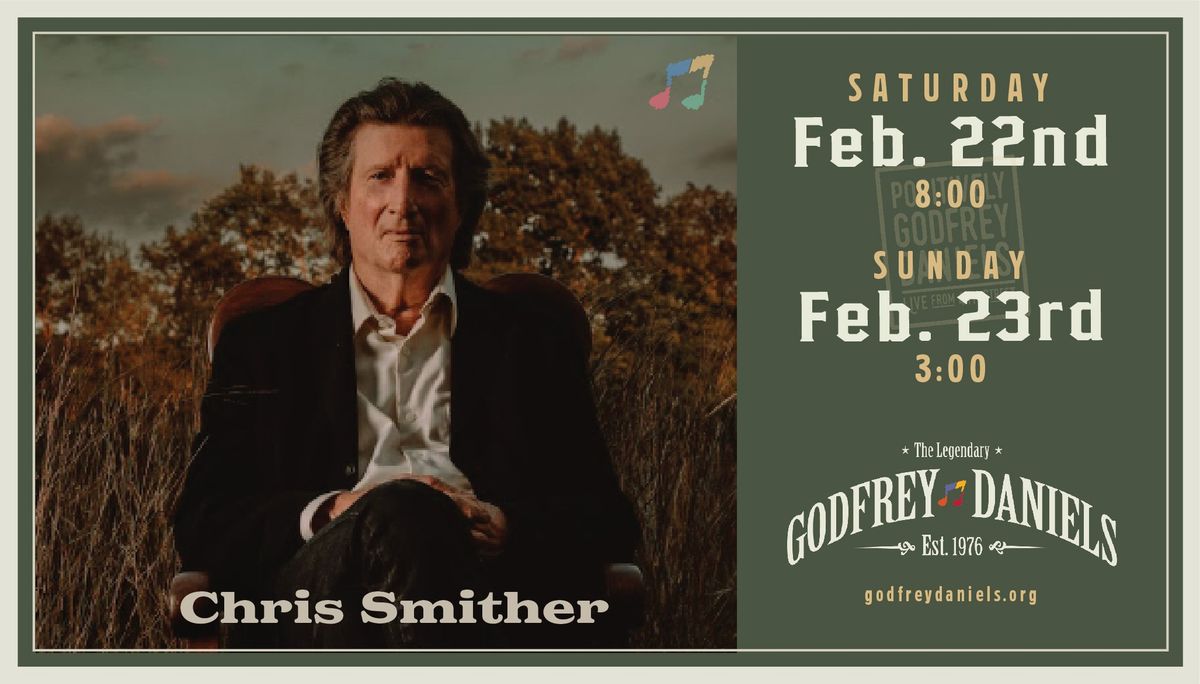 \ud83d\udea8 LOW TICKET ALERT FOR SUNDAY! Chris Smither \u2013 The Master Singer-Songwriter of American Roots Music