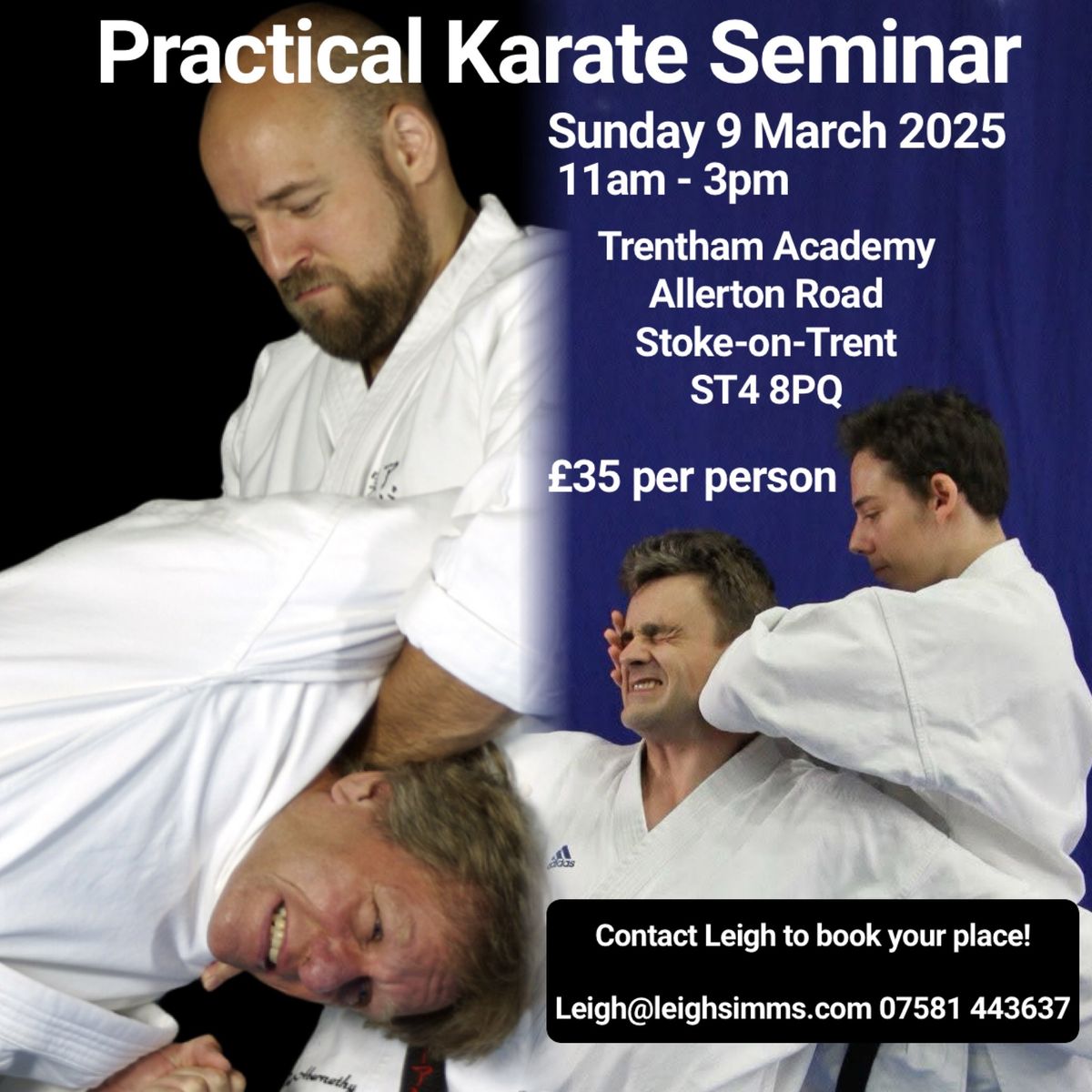 Iain Abernethy and Leigh Simms - Karate & Self Defence Seminar!