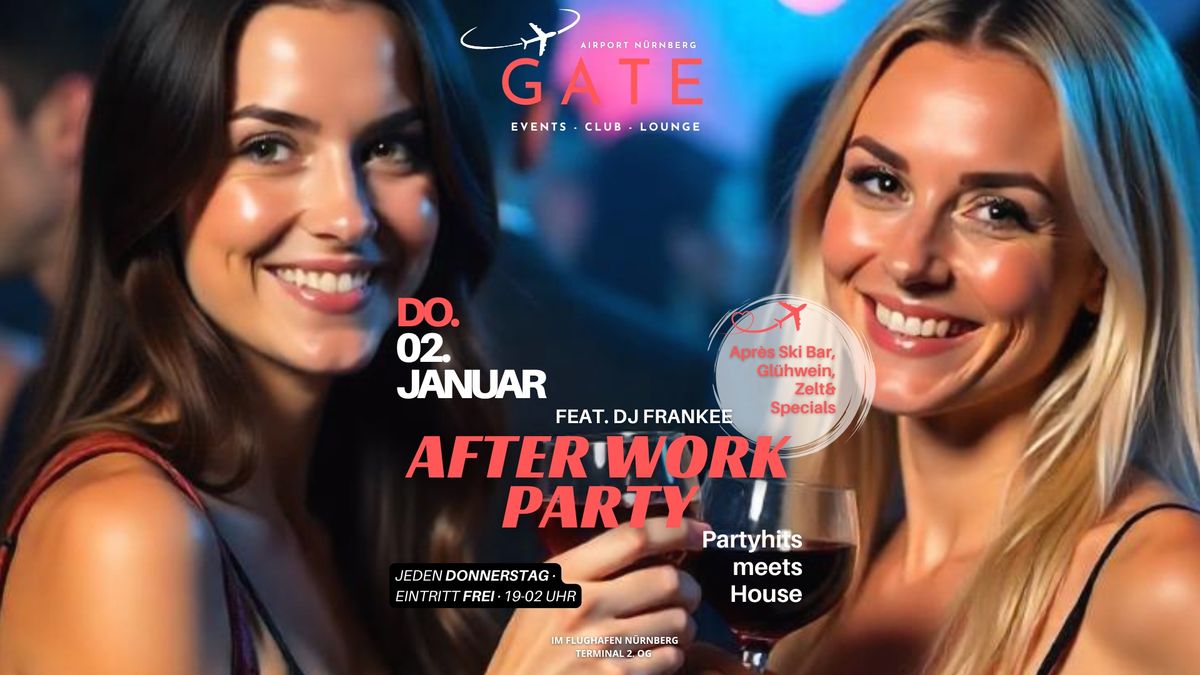 AFTERWORK PARTY - PARTYHITS MEET HOUSE MIT DJ FRANKEE