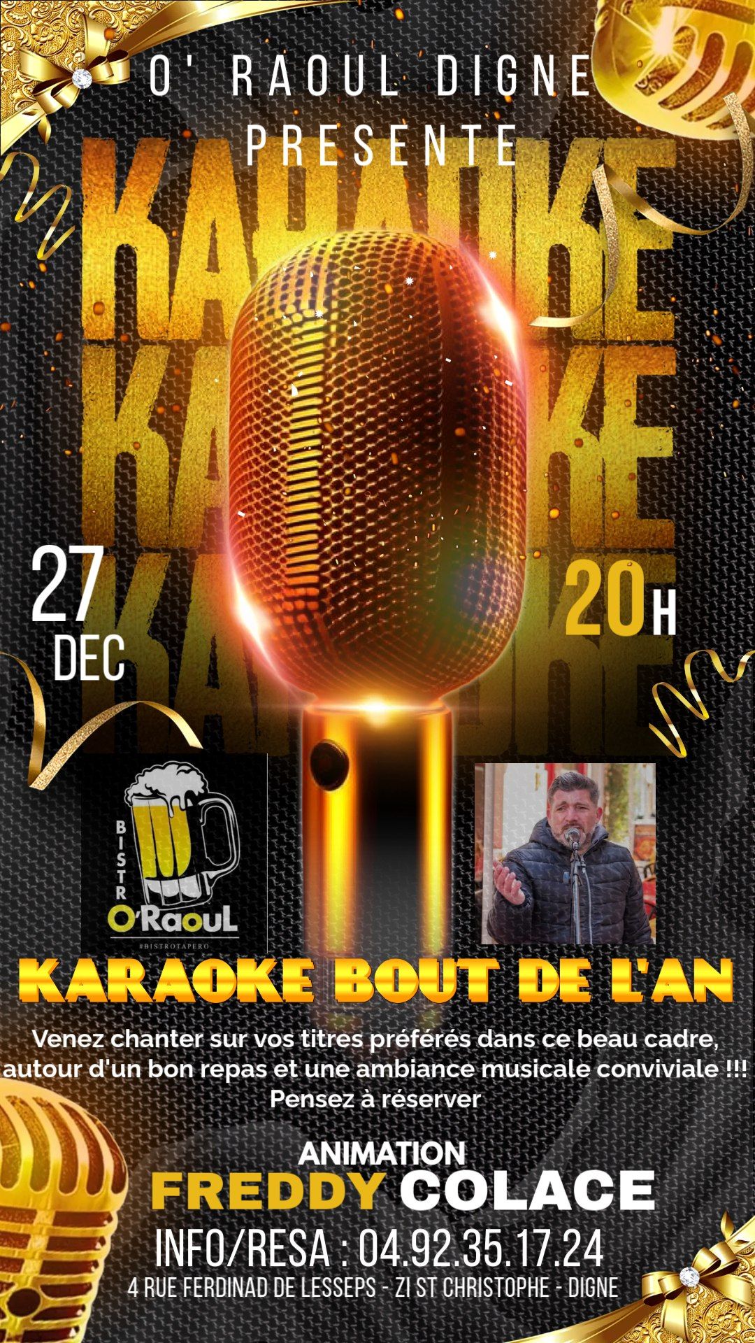 KARAOKE BOUT DE L' AN O' RAOUL DIGNE