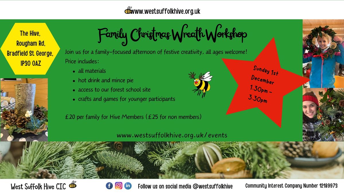 Family Christmas Wreath Workshop