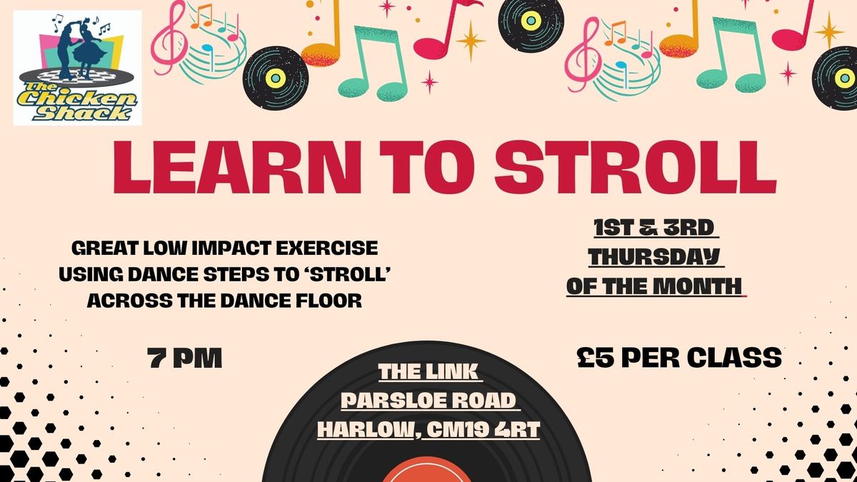 Rock'n'Stroll - low impact dance class - Harlow 