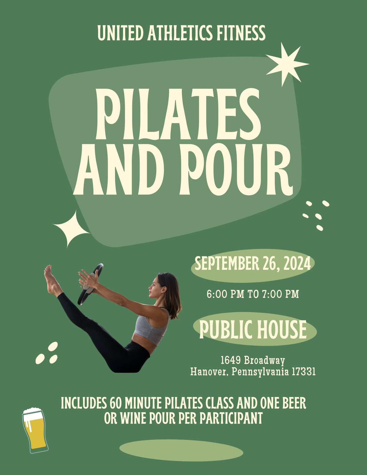 Pilates and Pour 