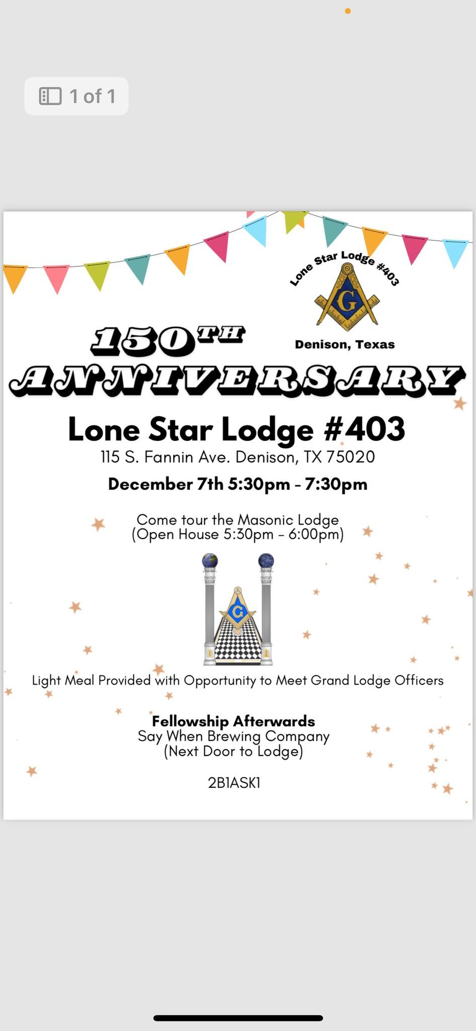 Celebrate 150 Years of Brotherhood & Legacy!