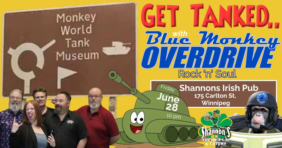Blue Monkey Overdrive is back at Shannon's!