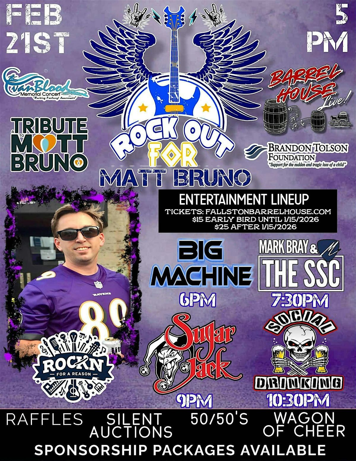 Rock Out for Matt Bruno Benefit Event