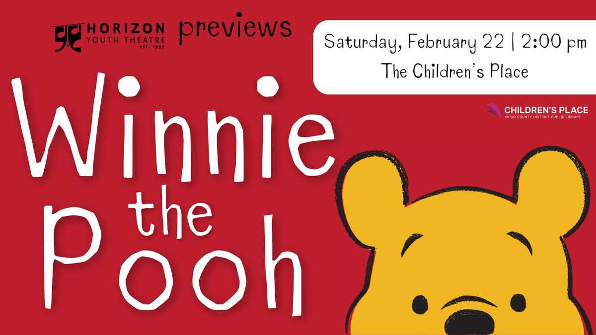 Horizon Youth Theatre Previews "Winnie the Pooh"