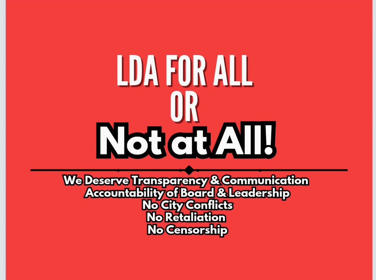 LDA for all-Lebanon Downtown Association transparency.  No city conflicts!