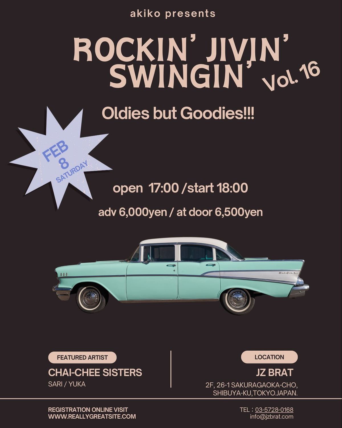 akiko presents "Rockin\u2019 Jivin\u2019 Swingin\u2019 vol.16" - Oldies but Goodies-