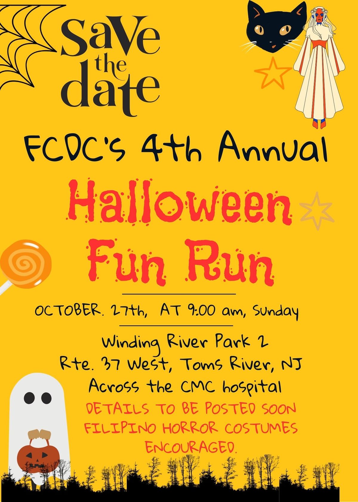 4th ANNUAL HALLOWEEN FUN RUN 