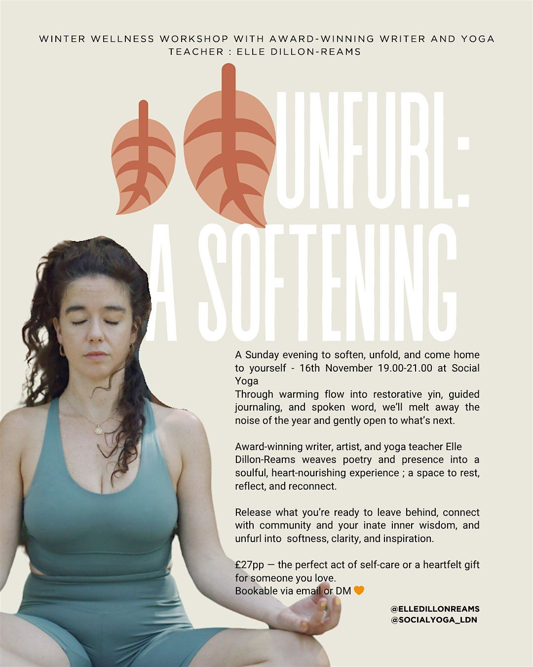UNFURL: A SOFTENING Winter Wellness Workshop