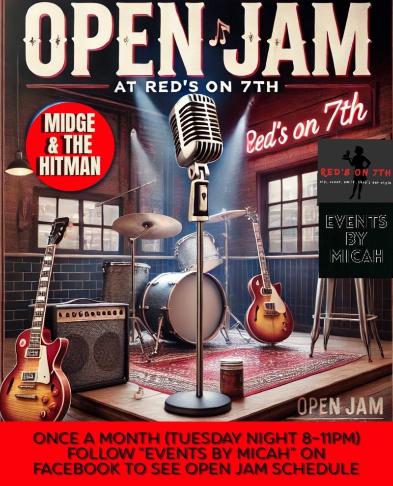 OPEN JAM at Red's on 7th