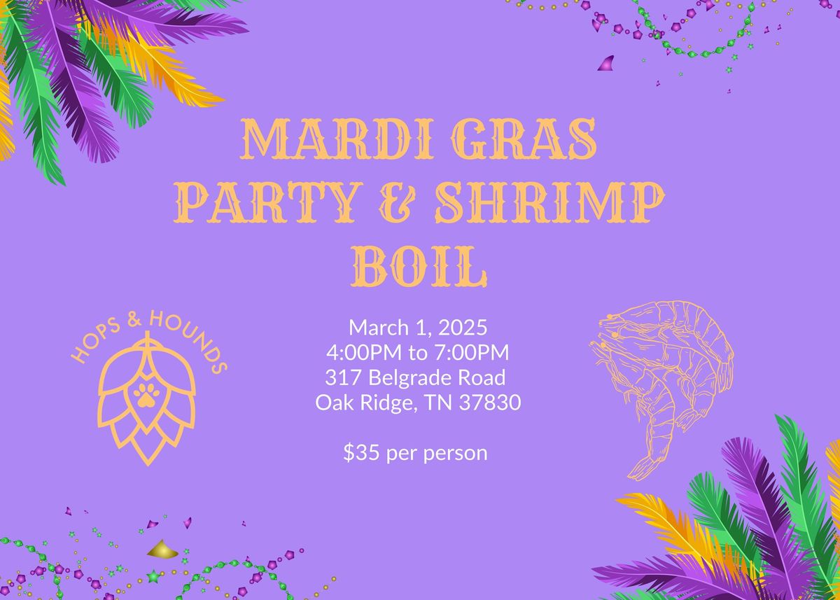 Mardi Gras Shrimp Boil!