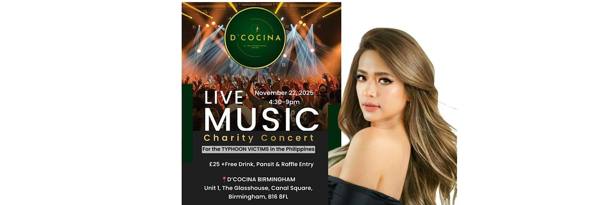 Bangs Garcia\u2019s  Typhoon Charity Concert at D\u2019Cocina Birmingham