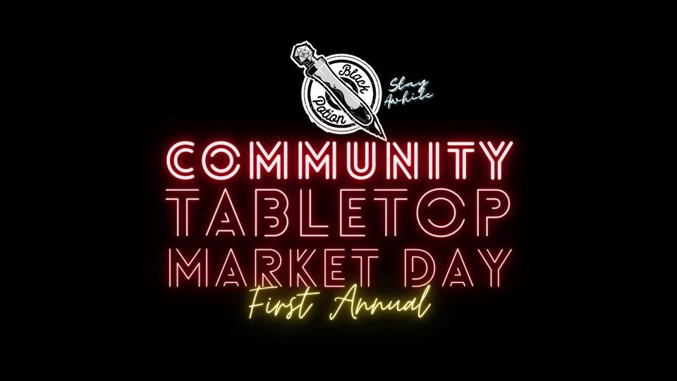 Black Potion Tabletop Community Market