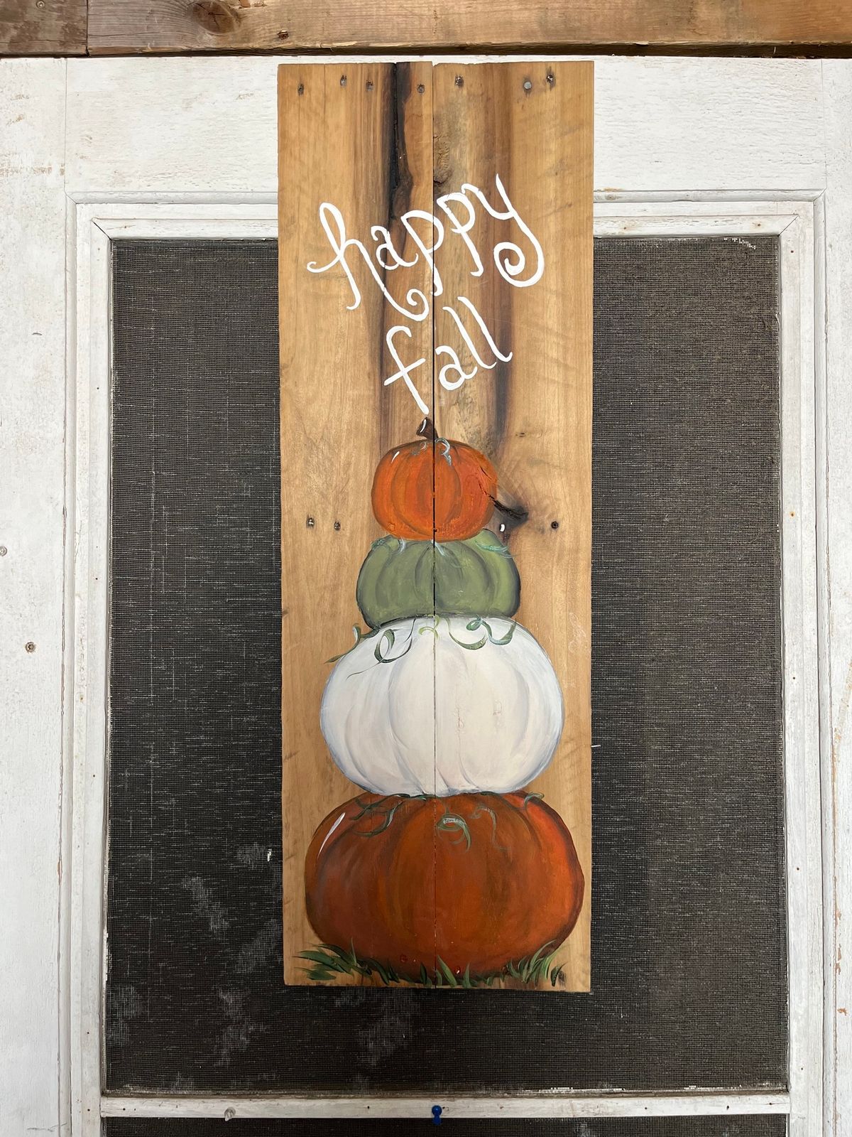 Happy Fall Pumpkin Board Paint Event 