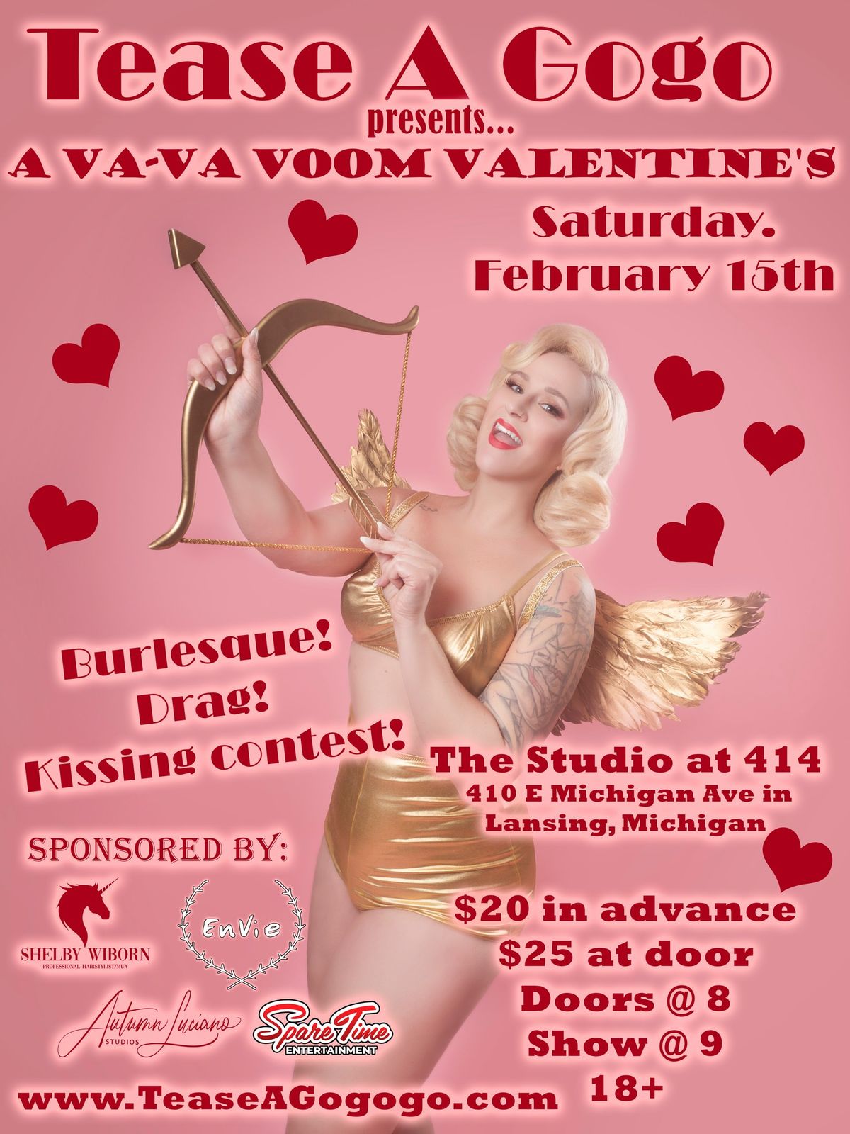 Tease A Gogo Present: A Va-Va Voom Valentine's!