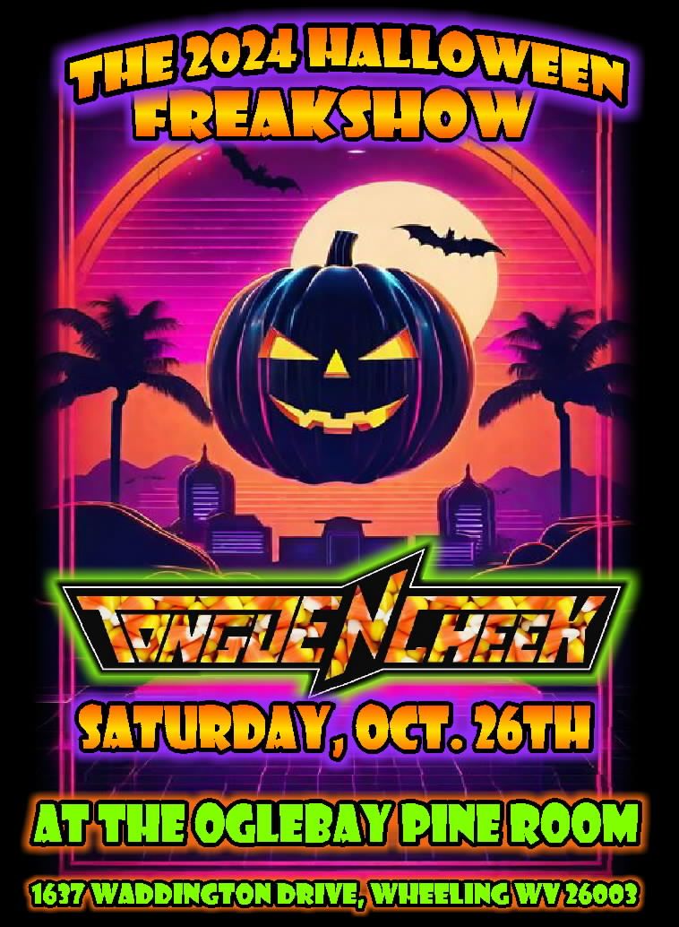 The 2024 Halloween Freakshow with Tongue 'N Cheek at Oglebay Parks Pine Room