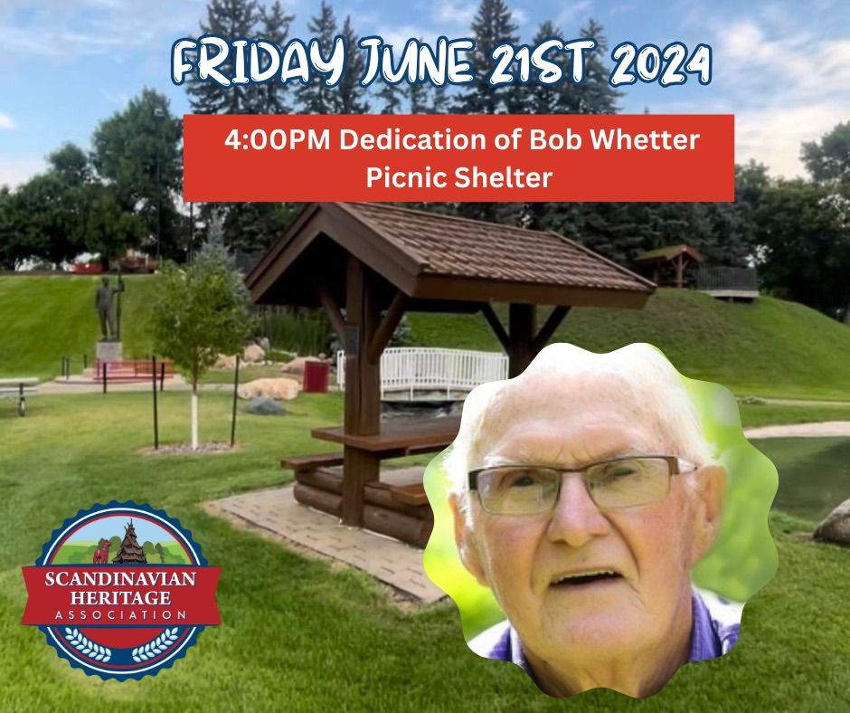 Dedication of Bob Whetter Picnic Shelter at Midsummer 
