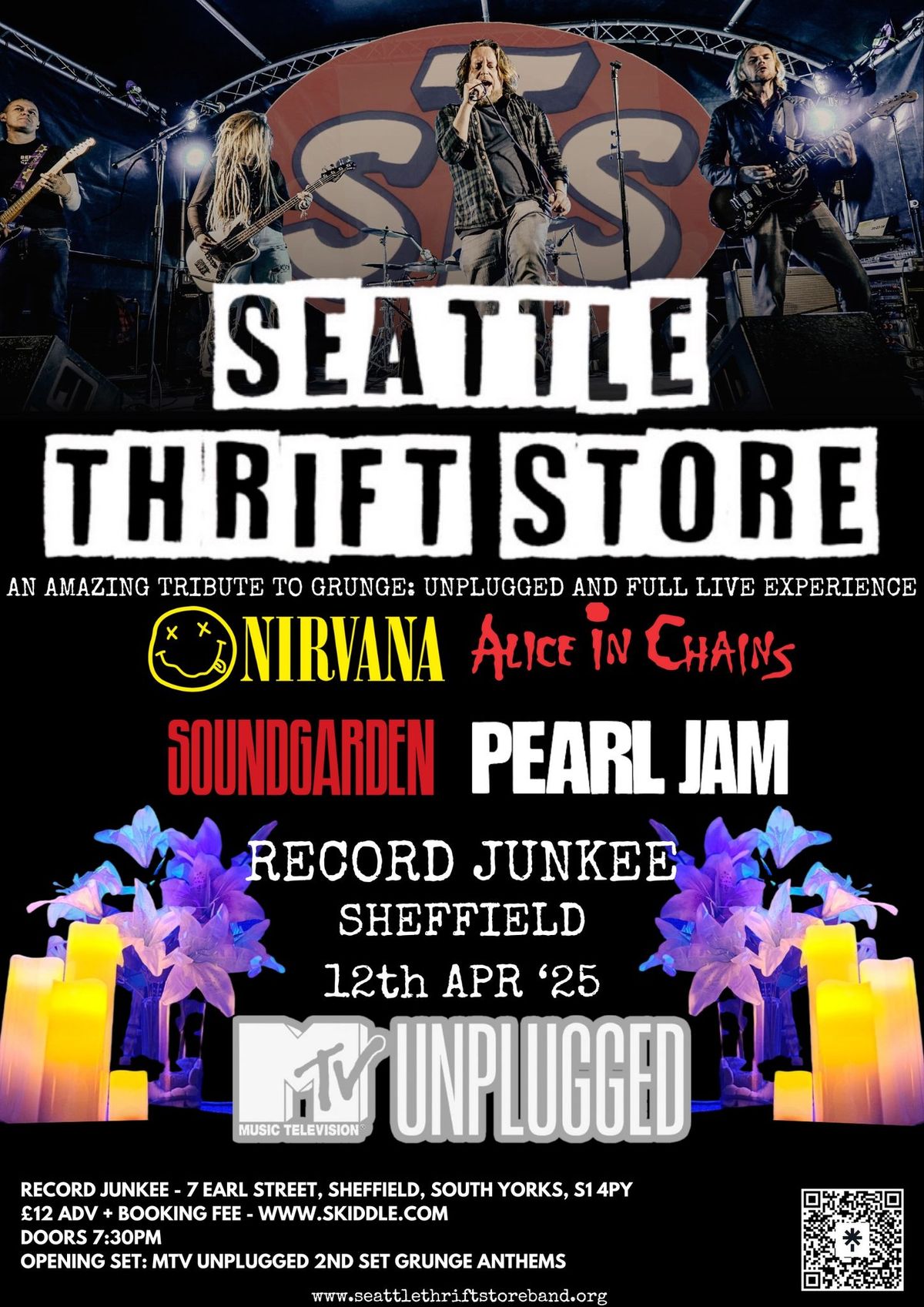 Seattle Thrift Store - Record Junkee - Sheffield - MTV Unplugged and Grunge Anthems