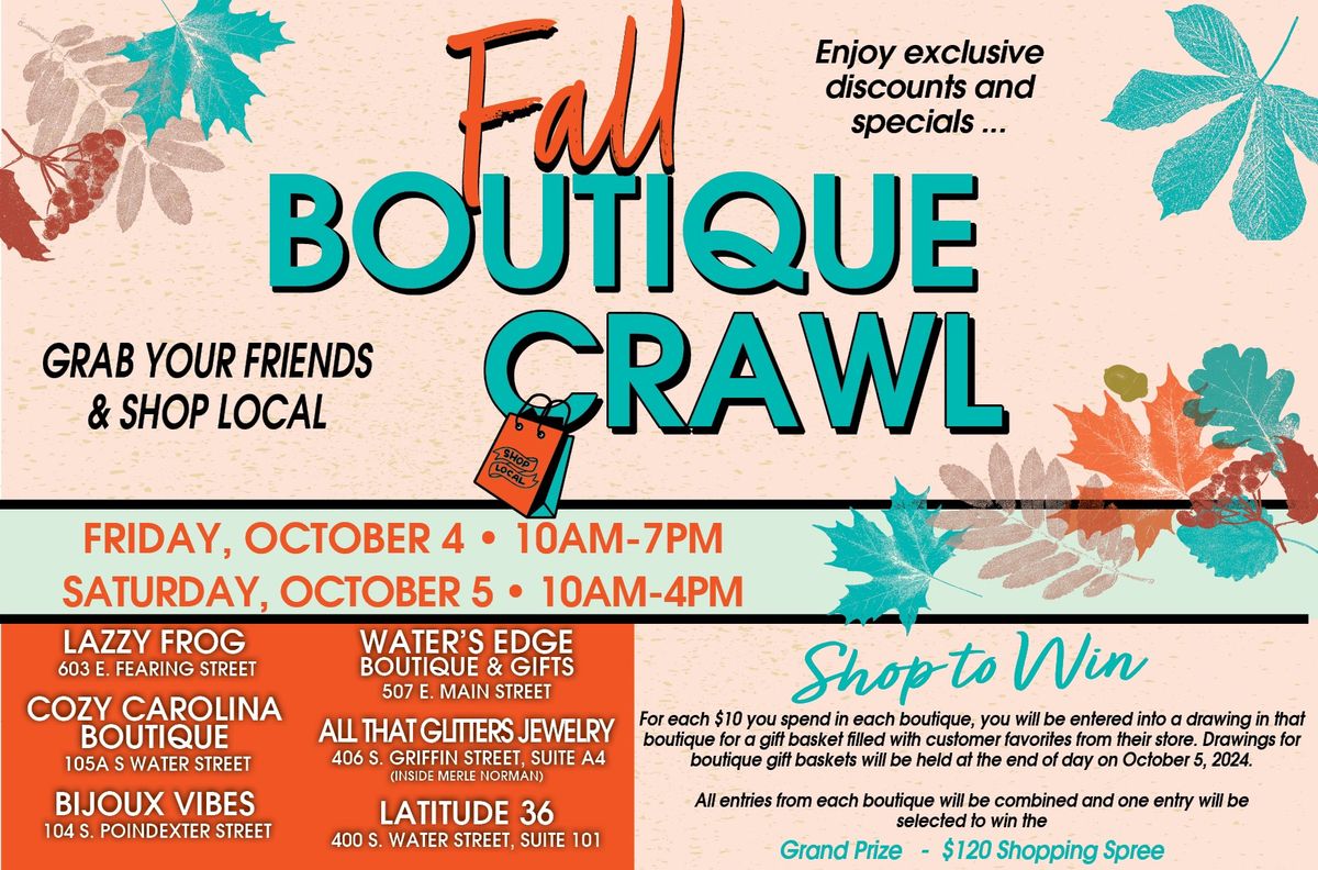 Fall Boutique Crawl