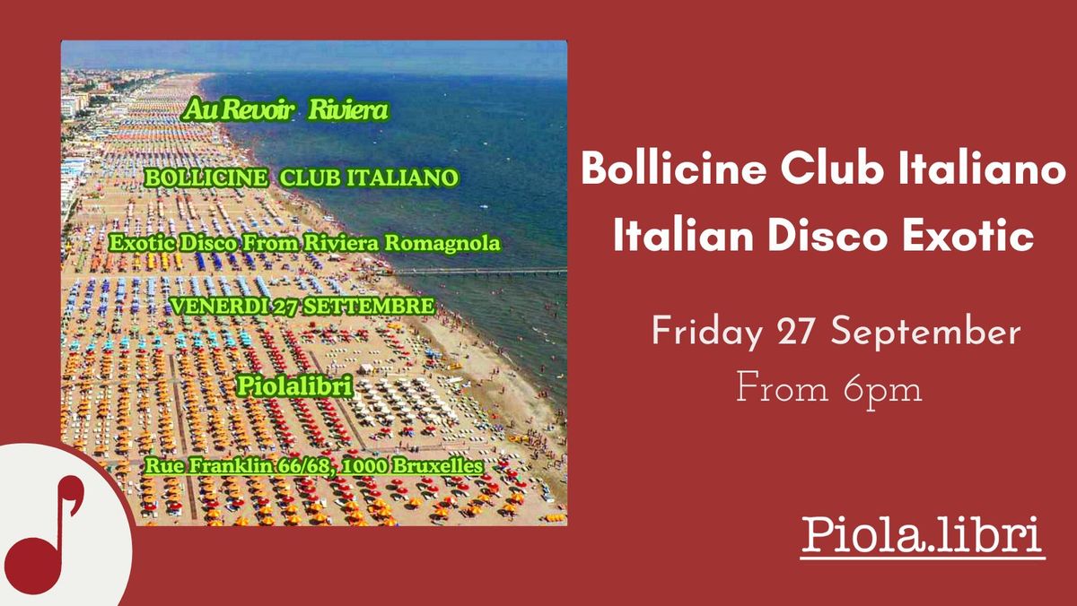 Bollicine Club Italiano - dj set