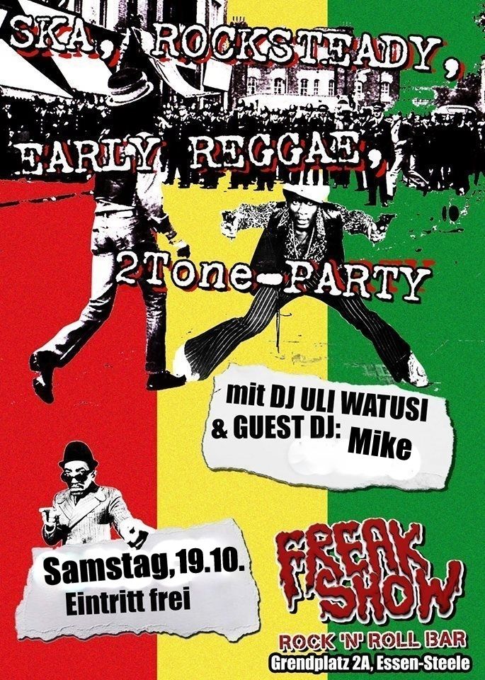 Ska Rocksteady Early Reggae 2Tone-Party