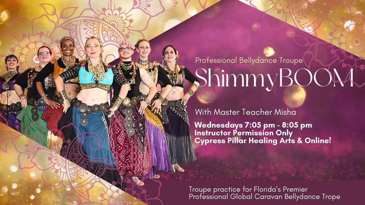 Sarasota Bellydance Troupe ShimmyBOOM Practice (Instructor Permission Only)