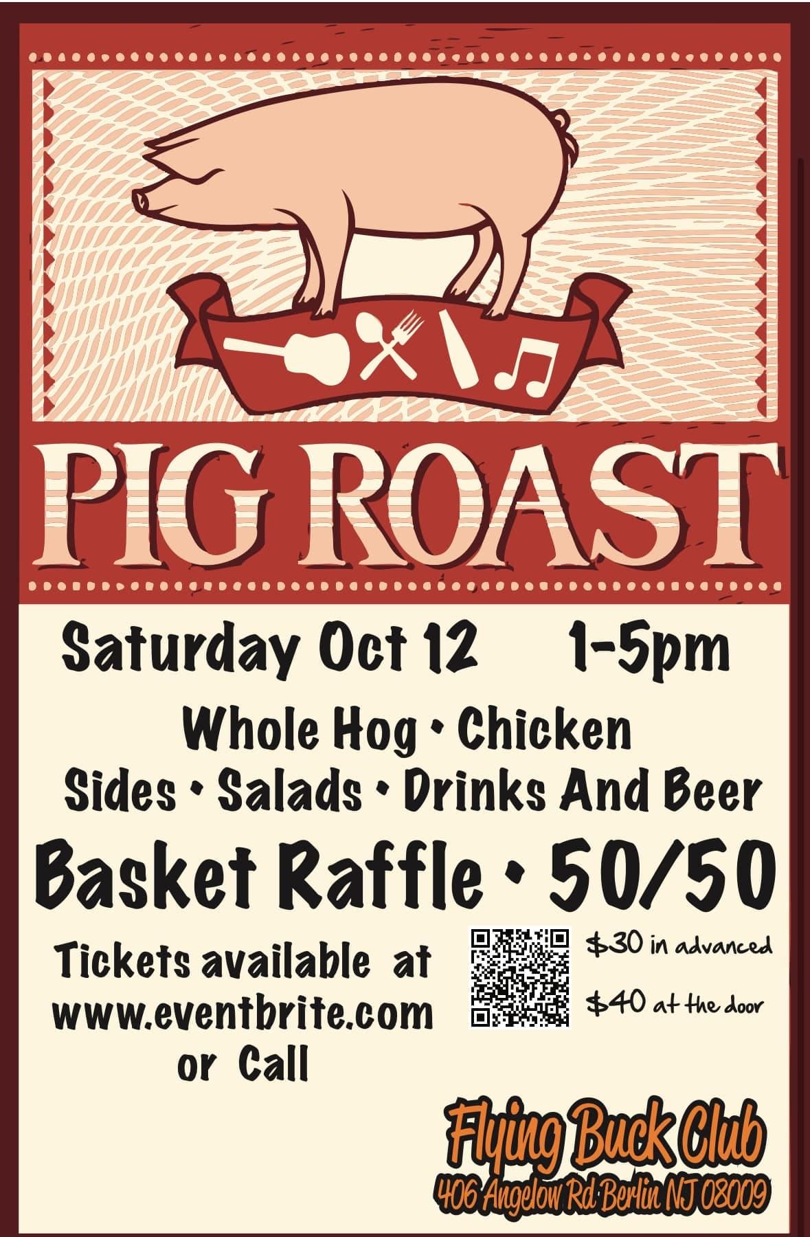 Flying Buck Sportsman Pig Roast