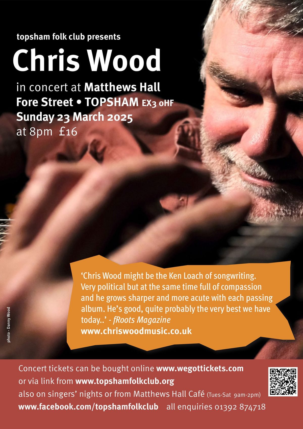 Chris Wood in concert