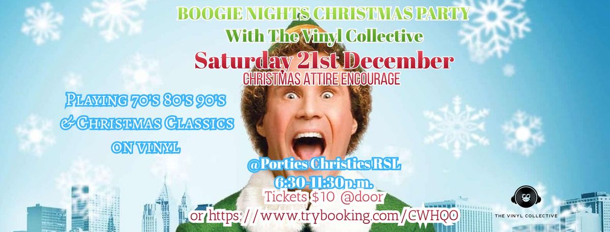 BOOGIE NIGHTS CHRISTMAS PARTY WITH THE VINYL COLLECTIVE