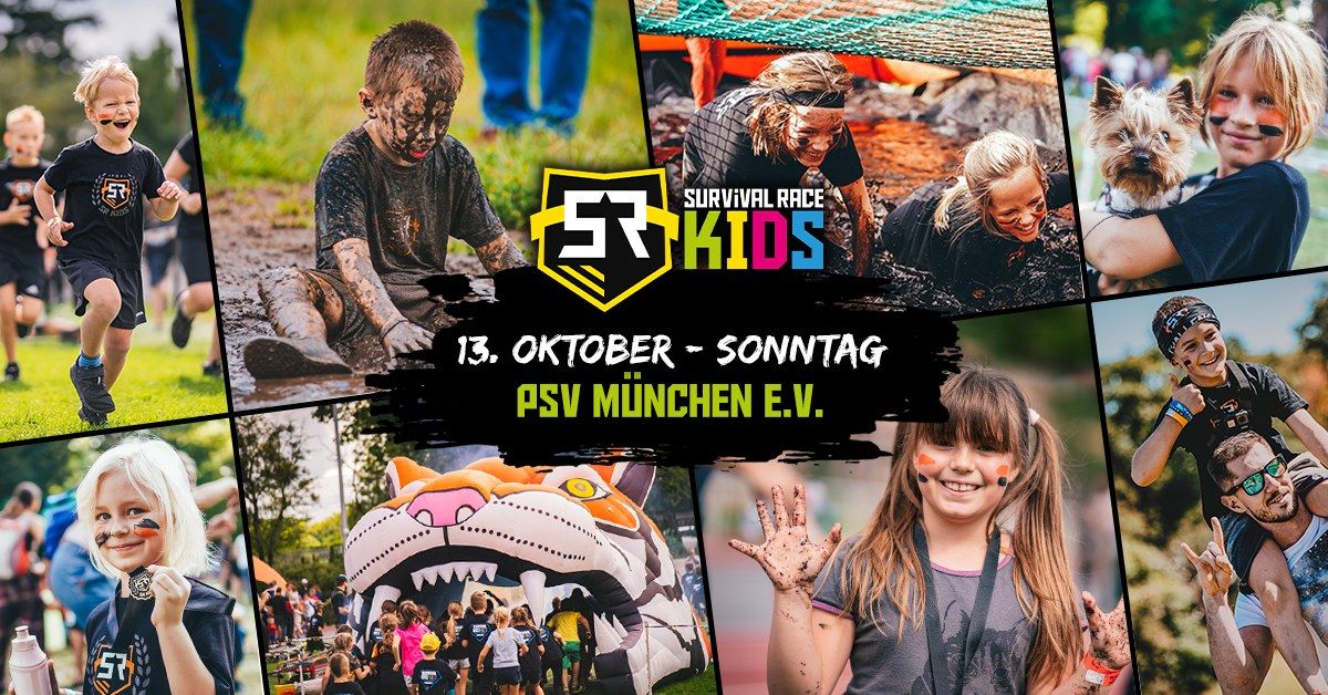 HINDERNISLAUF F\u00dcR KINDER Survival Race KIDS M\u00dcNCHEN | 13. OKTOBER | 