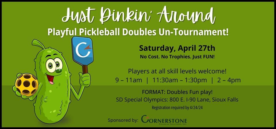 Just Dinkin' Around: The Playful Pickleball Doubles Un-Tournament