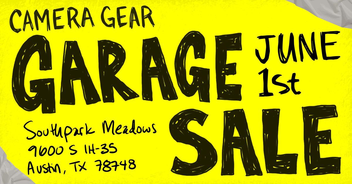 Gear Galore: Camera Garage Sale