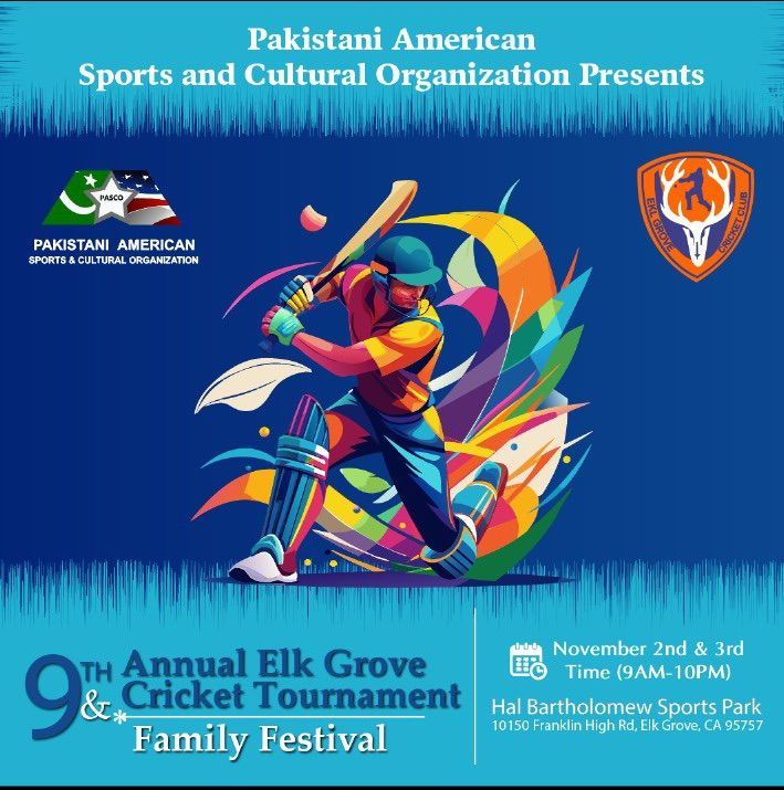 9th Annual Elk Grove Cricket Tournament and Family Festival 