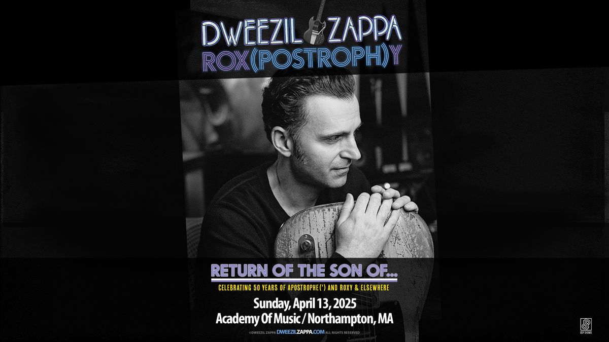 Dweezil Zappa: The Rox(Postroph)y Tour at the Academy of Music Theatre (Northampton, MA)