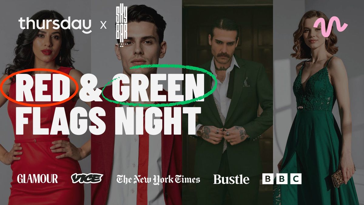 Thursday | Red &amp; Green flags evening at Skybar (ALL AGES) | Antwerp