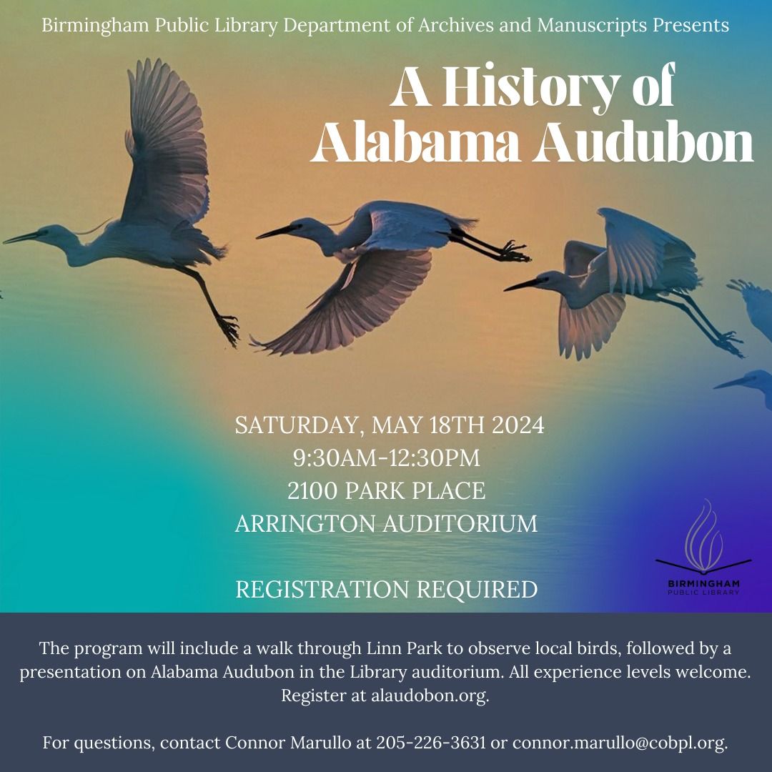 A History of Alabama Audubon 