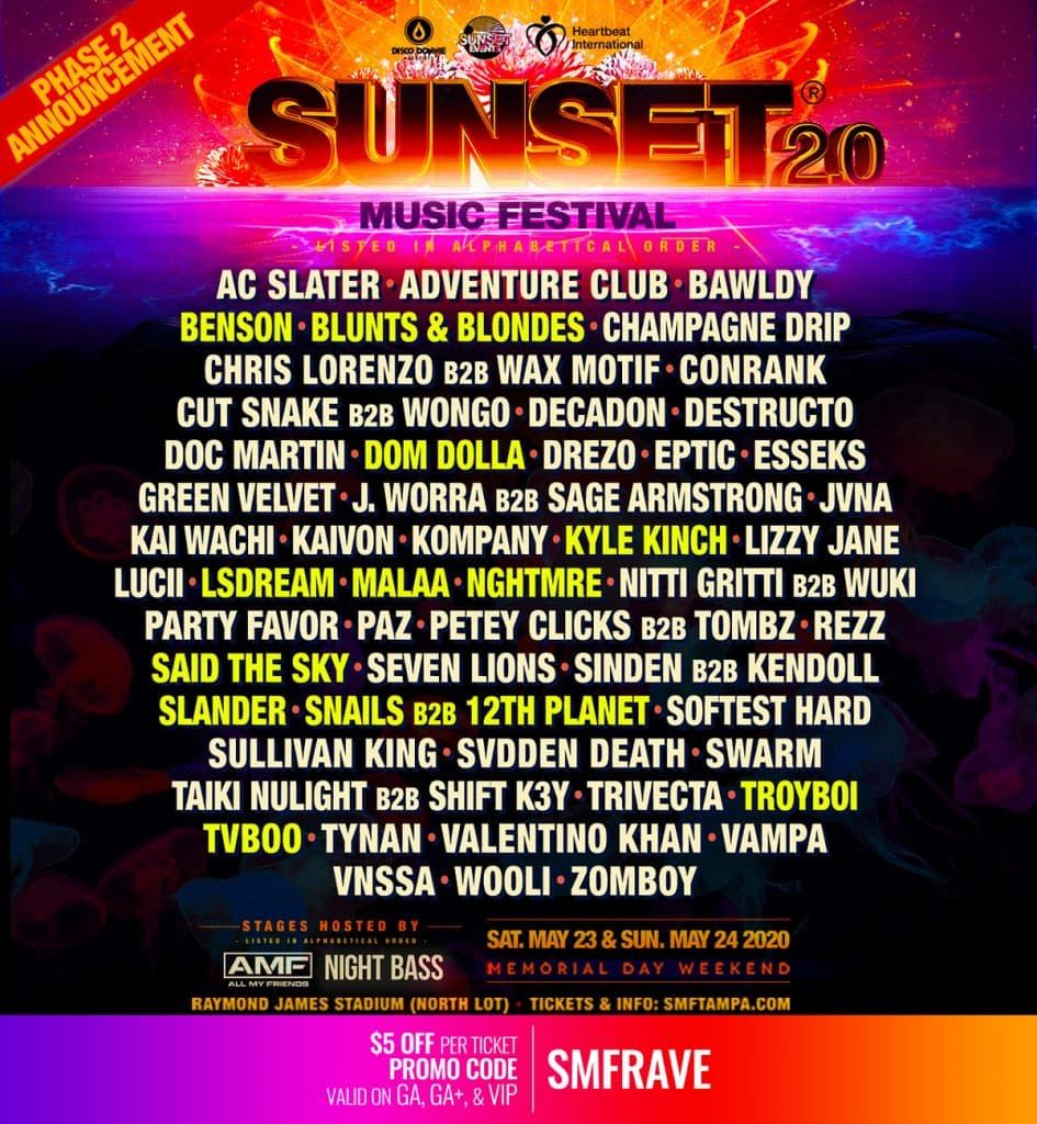 Sunset Music Festival - Friday Pass