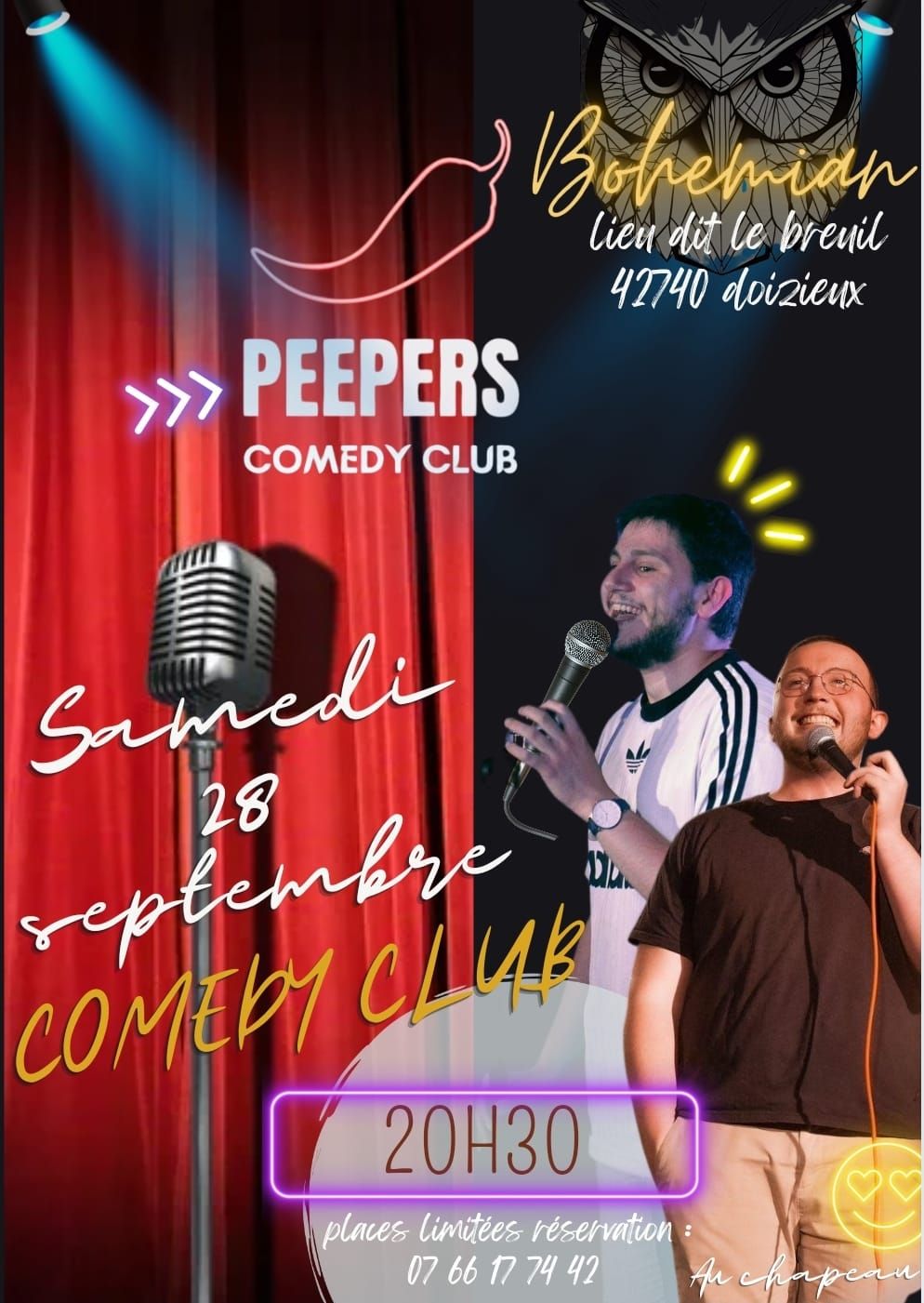 Soir\u00e9e Stand UP Peepers Show 