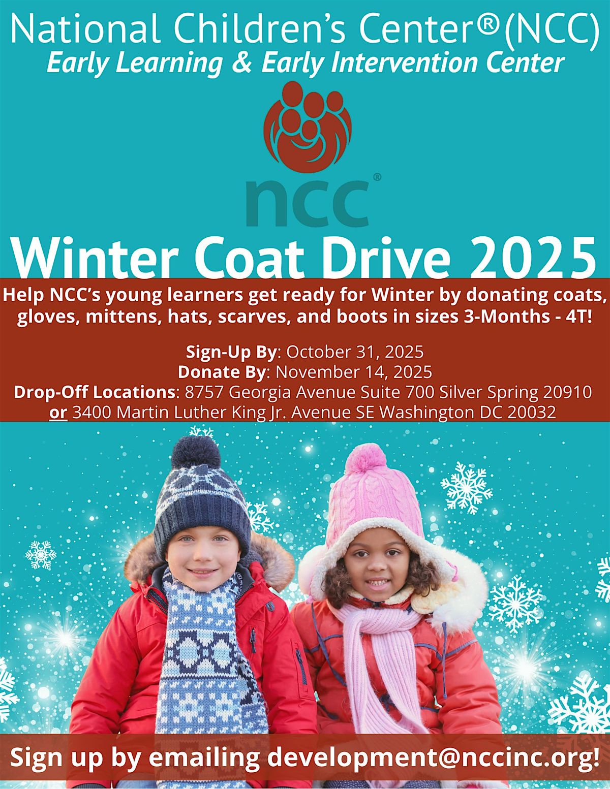 National Children's Center (NCC)\u00ae 6th Annual Coat Drive