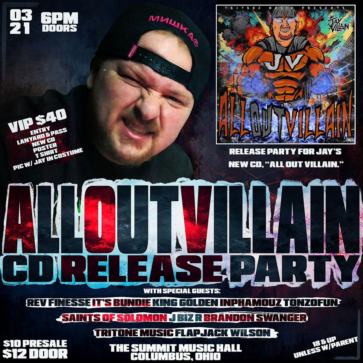 Jay Villain - ALL OUT VILLAIN CD Release Party