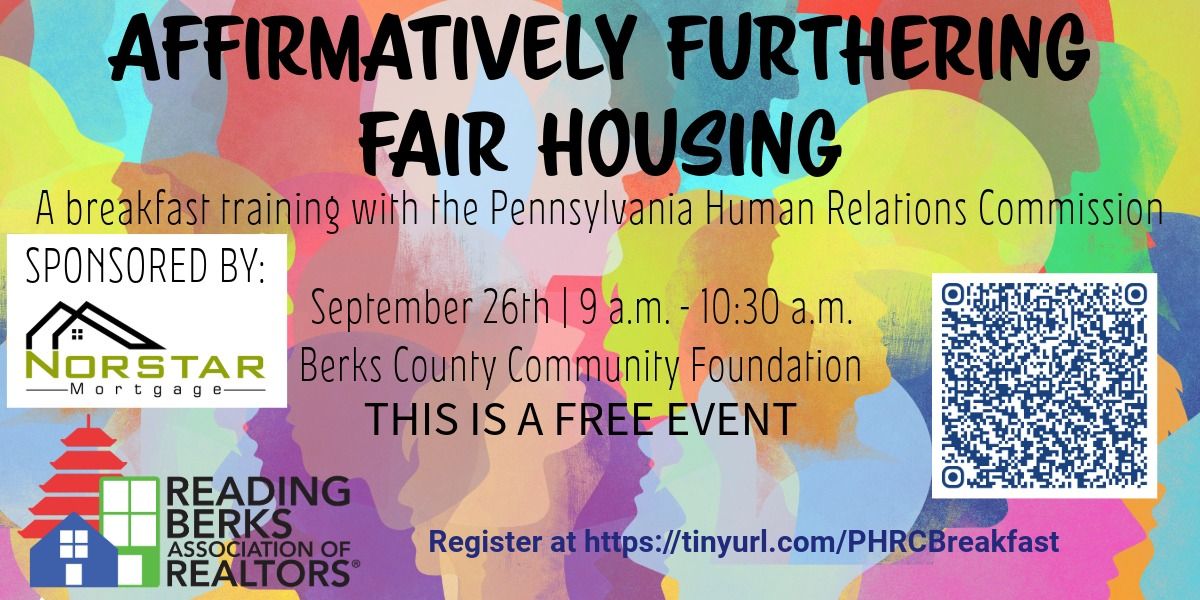 Affirmatively Furthering Fair Housing - A Breakfast Training with the PHRC