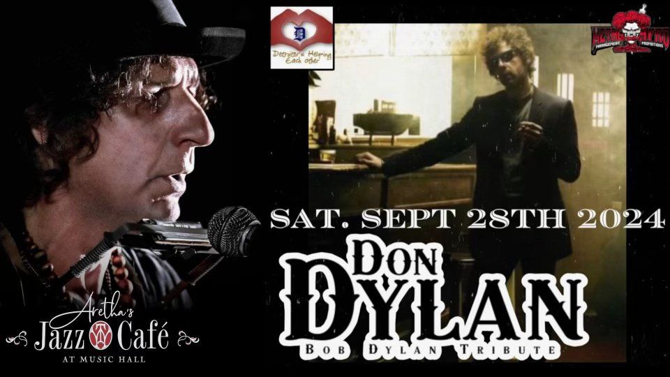 Benefit For DHEO w\/ Don Dylan - Bob Dylan Tribute LIVE! at Aretha\u2019s Jazz Cafe [Sat. Sept 28th]