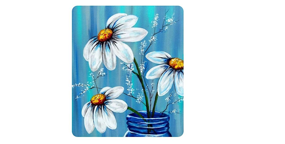 Calgary\u2019s Paint & Sip Experience at Raw Canvas: Level 1 - Easy